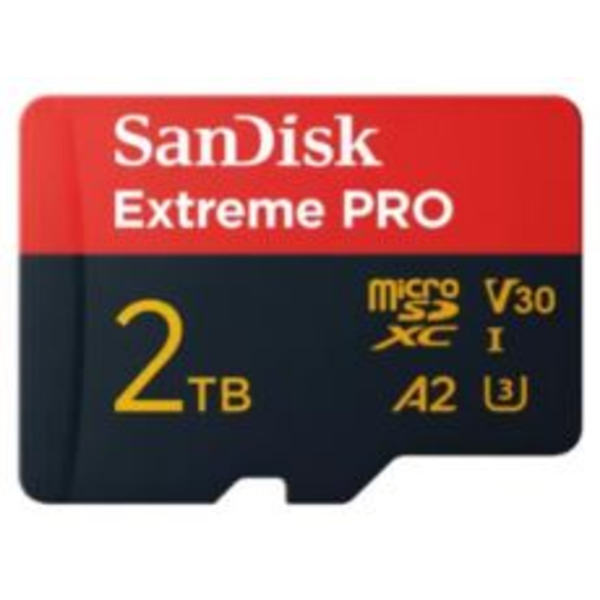 2TB Extreme Pro SDXC UHS-I A2 200MB/s MicroSD Card resmi